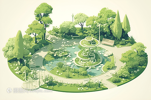 自然清幽的花園設(shè)計 打造寧靜和諧的園林景觀